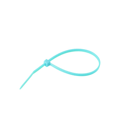 Harfington Uxcell Cable Zip Ties 150mmx2.5mm Self-Locking Nylon Tie Wraps Sky-Blue 120pcs
