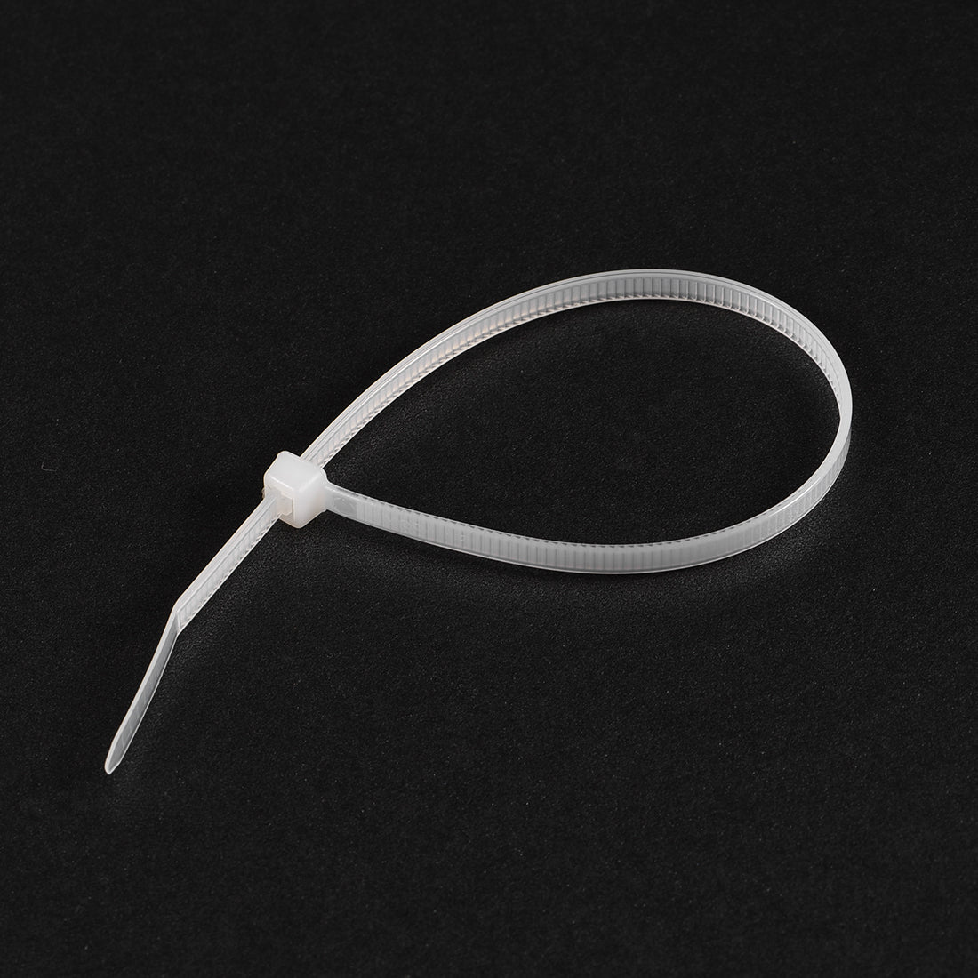 uxcell Uxcell Cable Zip Ties 200mmx4mm Multi-Purpose Nylon Tie Wraps White 100pcs