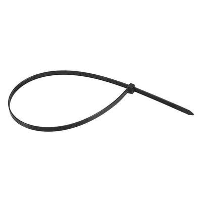 Harfington Uxcell Cable Zip Ties 250mmx3.3mm Self-Locking Nylon Tie Wraps Black 150pcs