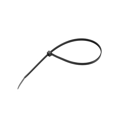 Harfington Uxcell Cable Zip Ties 300mmx4.8mm Self-Locking Nylon Tie Wraps Black 40pcs