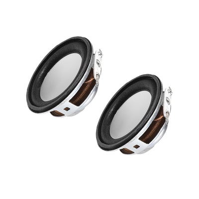 Harfington Uxcell 3W 4 Ohm Micro Internal Speaker Magnet Loudspeaker 40mm Dia 2pcs