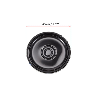 Harfington Uxcell 2W 8 Ohm Micro Internal Speaker Magnet Loudspeaker 40mm Dia 6pcs