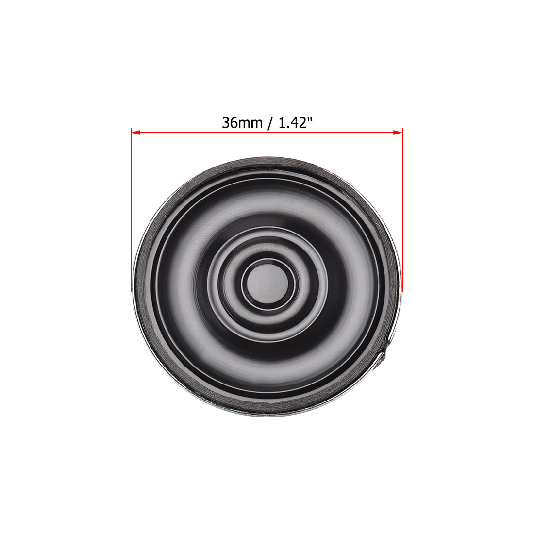 uxcell Uxcell 0.5W 16 Ohm Micro Internal Speaker Magnet Loudspeaker 36mm Dia 2pcs