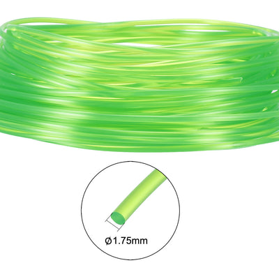 Harfington Uxcell 10 Meter/32.5 Ft PLA 3D Pen/3D Printer Filament, 1.75 mm Transparent Green