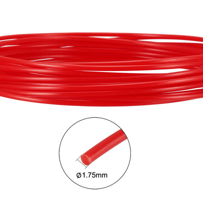 Harfington Uxcell 5 Meter/16 Ft ABS 3D Pen/3D Printer Filament, 1.75 mm Red