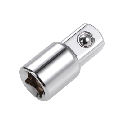 Harfington Uxcell 3/8" Drive (F) x 1/2" (M) Socket Adapter for Ratchet Wrenches, Female to Male