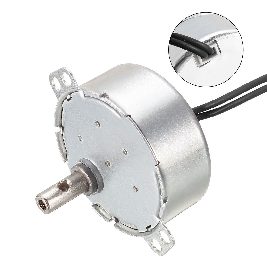 uxcell Uxcell Synchronous Motor AC 220-240V 2-2.4RPM 50-60Hz CCW/CW 4W Reduction Gear Motor