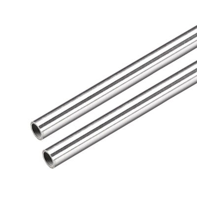 Harfington Uxcell 2Pcs 304 Stainless Steel Capillary Tube 7.5mm ID 8.5mm OD 300mm Long 0.5mm Wall