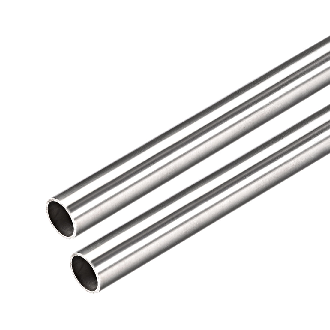 uxcell Uxcell 2Pcs 304 Stainless Steel Capillary Tube 7.5mm ID 9.5mm OD 300mm Long 1mm Wall