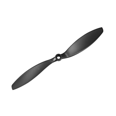 Harfington Uxcell RC Propellers CW CCW 9047 9x4.7 Inch 2-Vane Fixed-Wing for Airplane Toy, Nylon Black 2 Pair with Adapter Rings
