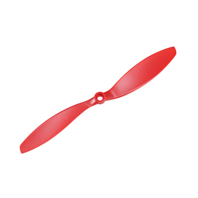 Harfington Uxcell RC Propellers CW CCW 9047 9x4.7 Inch 2-Vane Fixed-Wing for Airplane Toy, Nylon Red 4 Pair with Adapter Rings