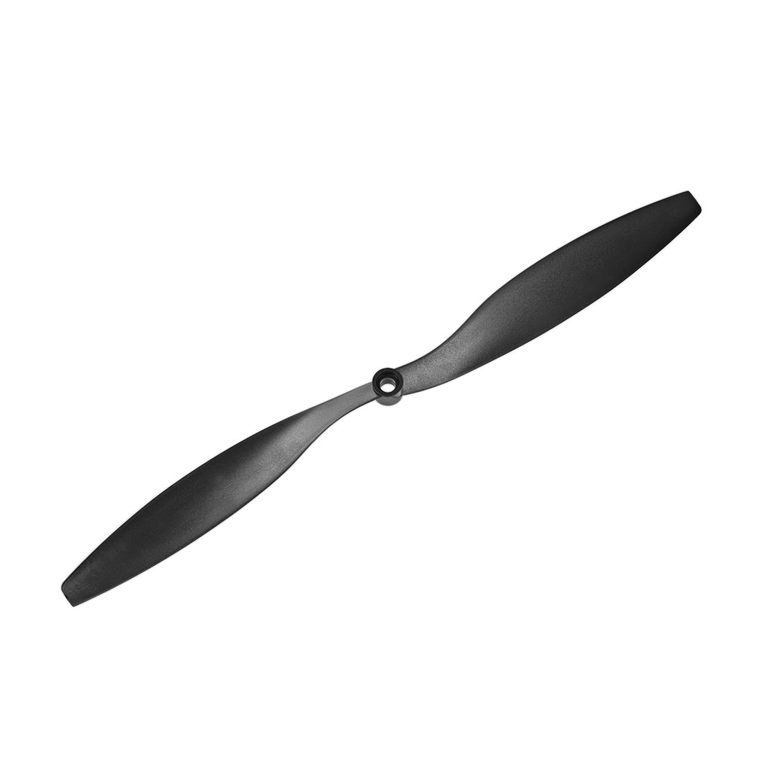 uxcell Uxcell RC Propellers CW CCW 1245 12x4.5 Inch 2-Vane Fixed-Wing for Airplane Toy, Nylon Black 2 Pair with Adapter Rings