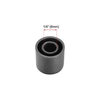 Harfington Uxcell 15Pcs 6mm Shaft Hole Knob for Speaker Effect Pedal Amplifier Potentiometer Knob 14x14mm