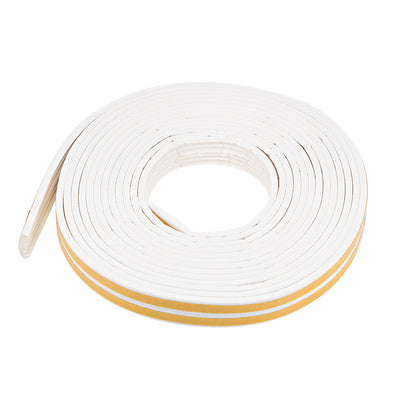 Harfington Uxcell Foam Seal Strip Adhesive Tape 9mm Width 4mm Thick, 5 Meters  White, Pcs