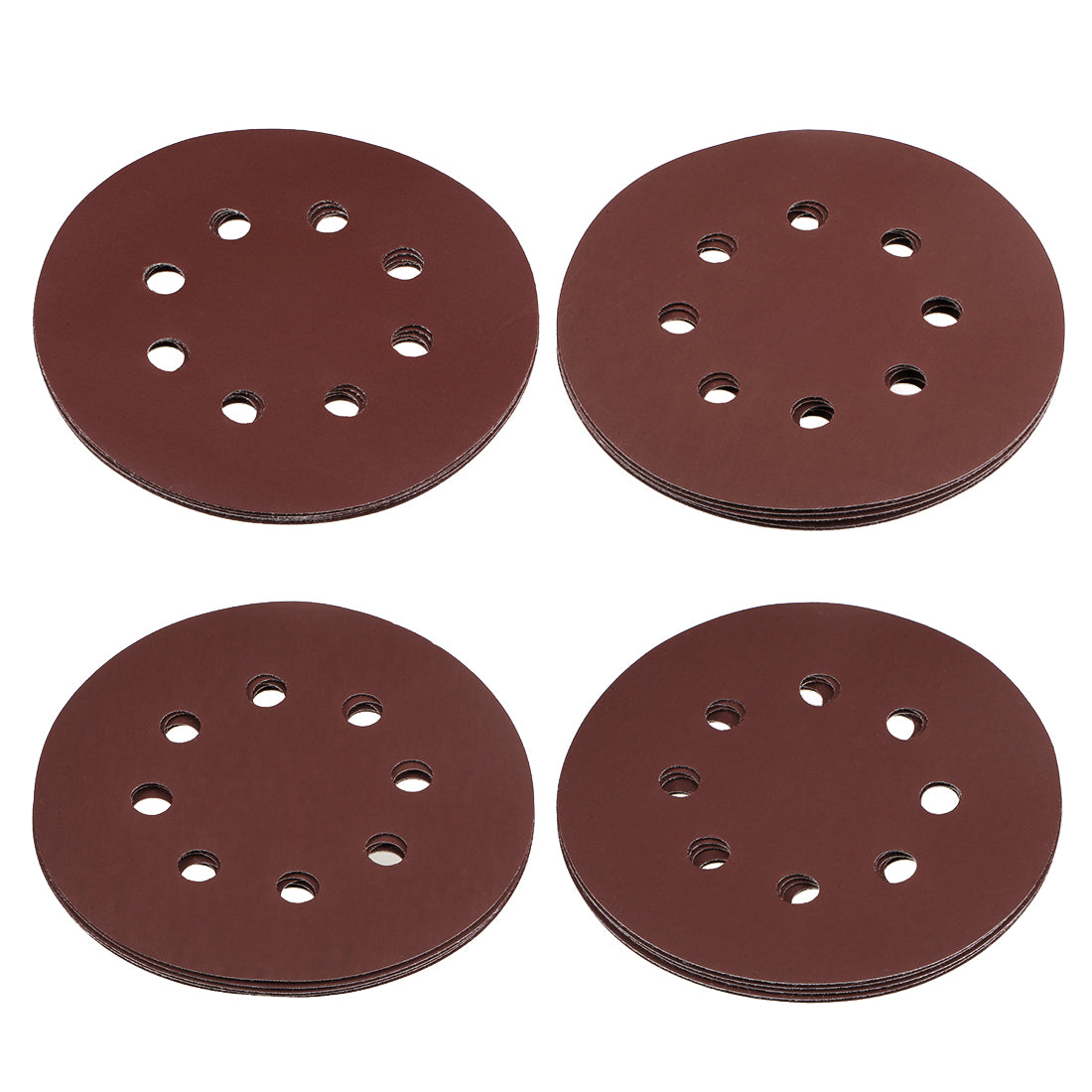 Uxcell Uxcell 20pcs 5 inch 8 Hole Sanding Disc 320/400/600/800 Grit