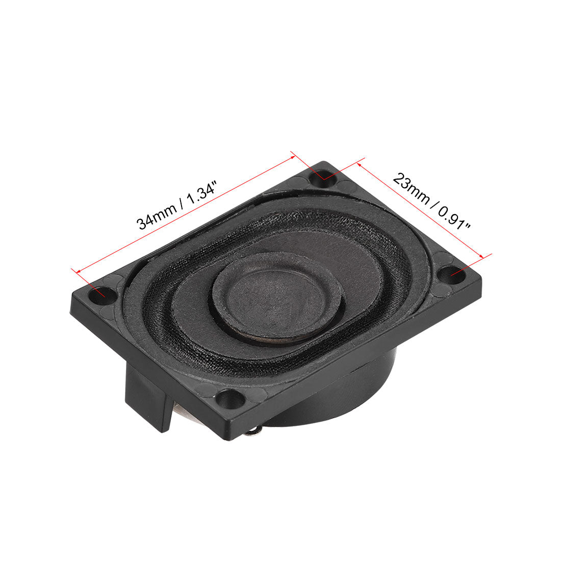 uxcell Uxcell 4 Ohm 3W Round Internal Magnet Speaker for Laptop Loudspeaker 2pcs