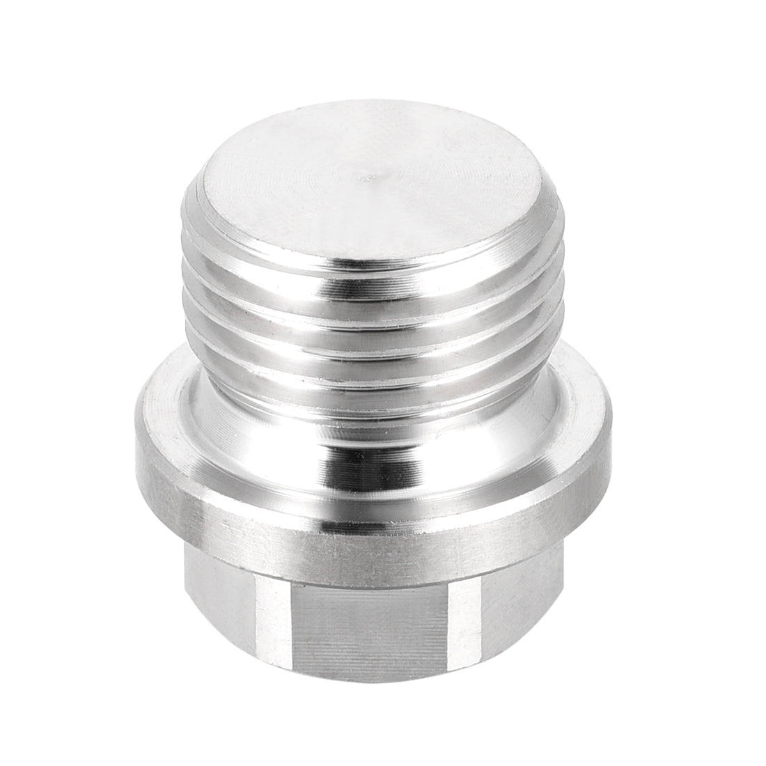 uxcell Uxcell G1/2 Male Outer Hex Head Plug 304 Stainless Steel Solid Thread Pipe Fitting