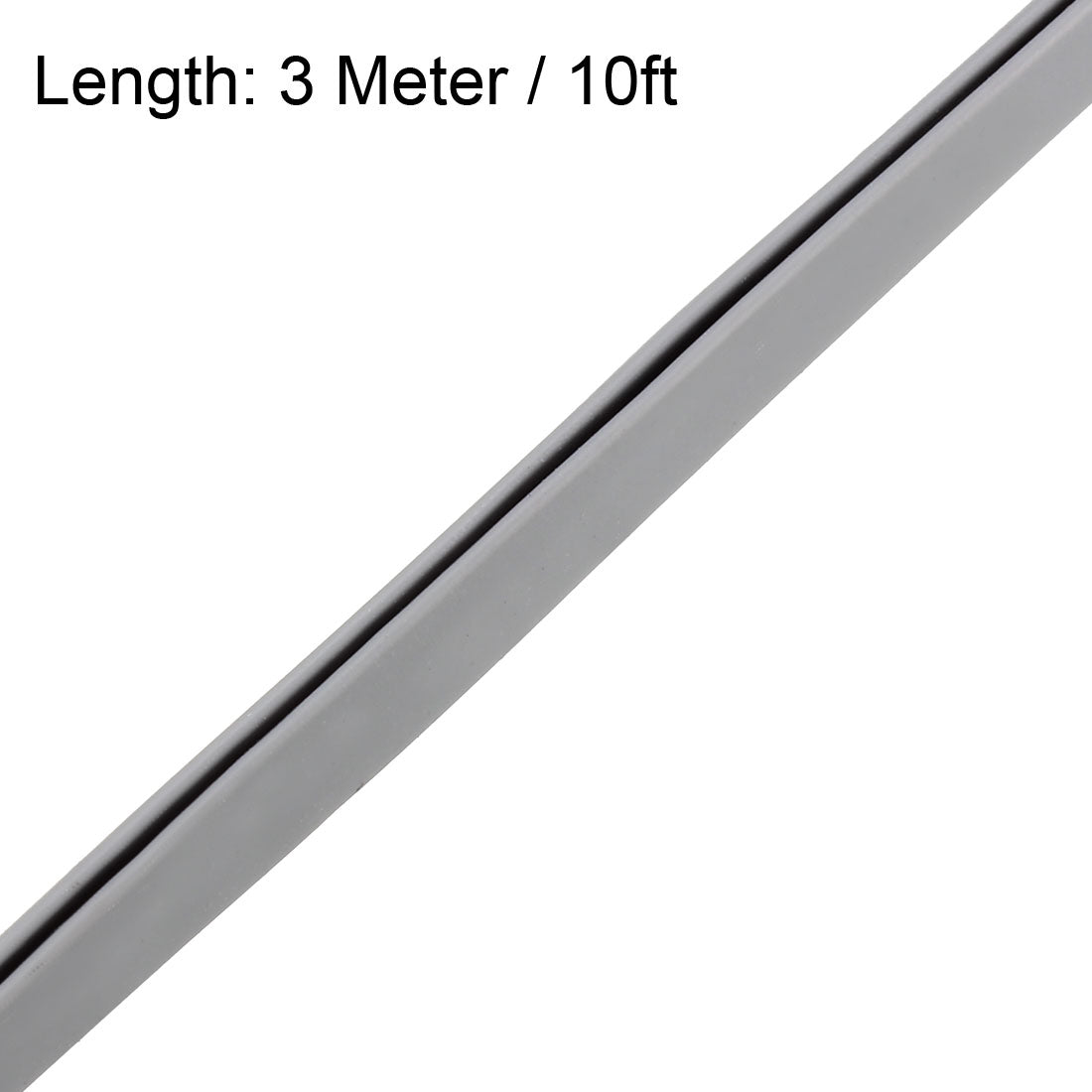 uxcell Uxcell Edge Trim U Seal Grey PVC Fits 3/64"- 5/64"Edge 10 Feet Length 15/32"Height