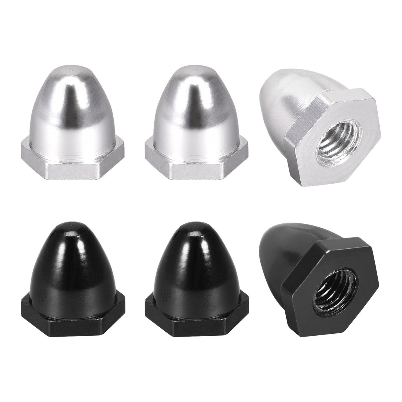 uxcell Uxcell 6pcs Propeller Nut Prop Adapter M5 /C for 1806 2204 2205 2206 2208 Motor Part