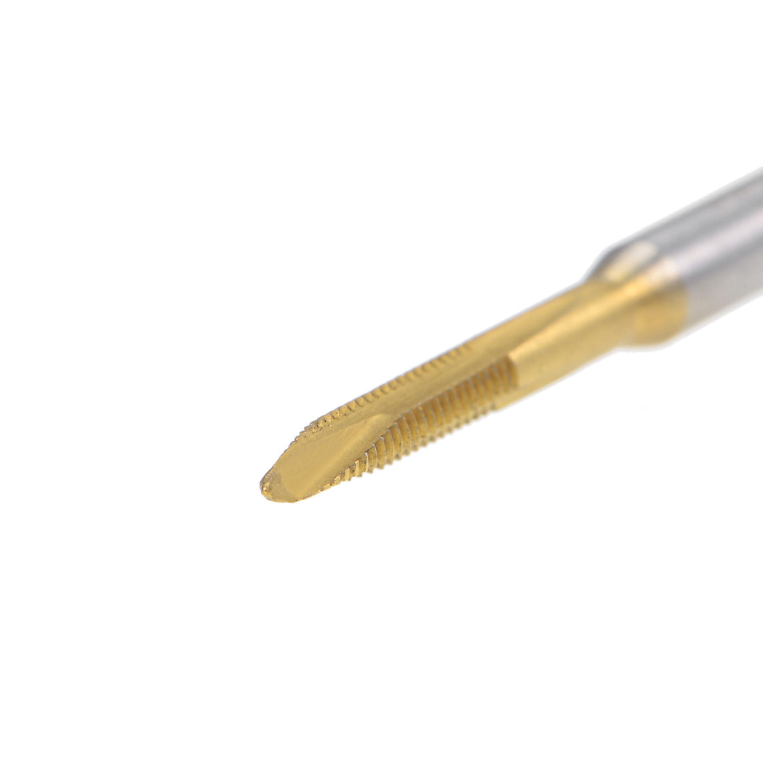 uxcell Uxcell Spiral Point Threading Tap M2 Thread 0.4 Pitch Titanium Coated HSS