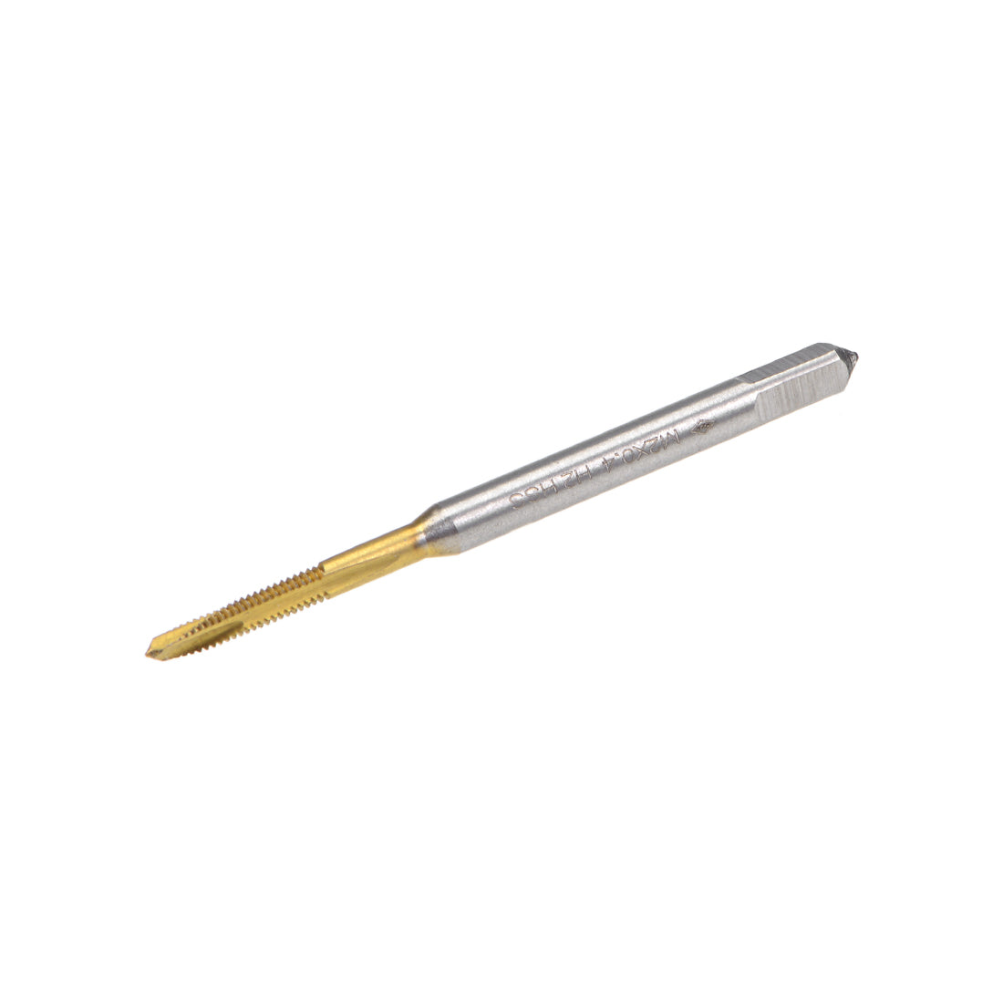 Uxcell Spiral Point Threading Tap M2 Thread 0.4 Pitch Titanium Coated ...