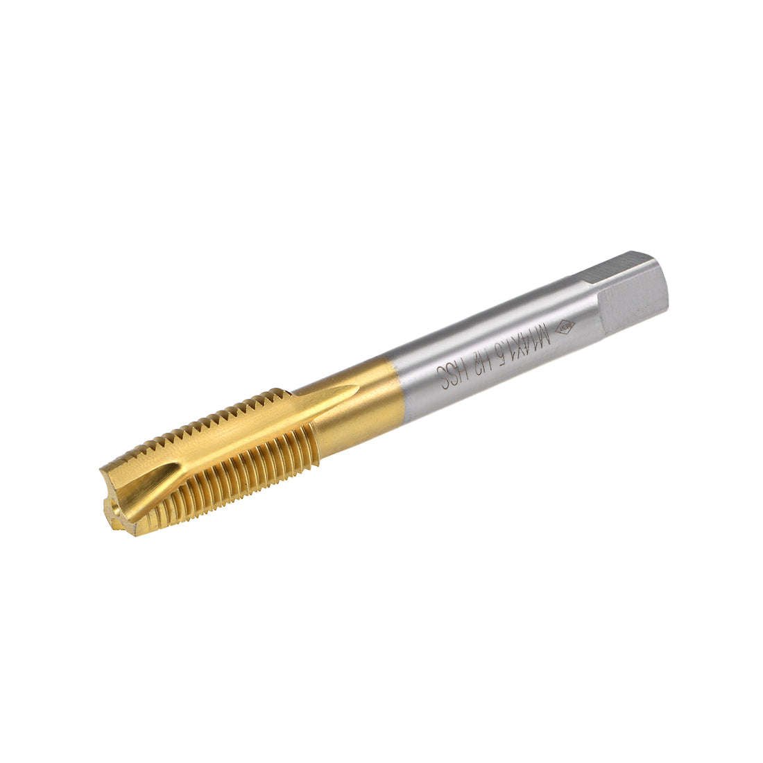 uxcell Uxcell Spiral Point Threading Tap M14 Thread 1.5 Pitch Titanium Coated HSS