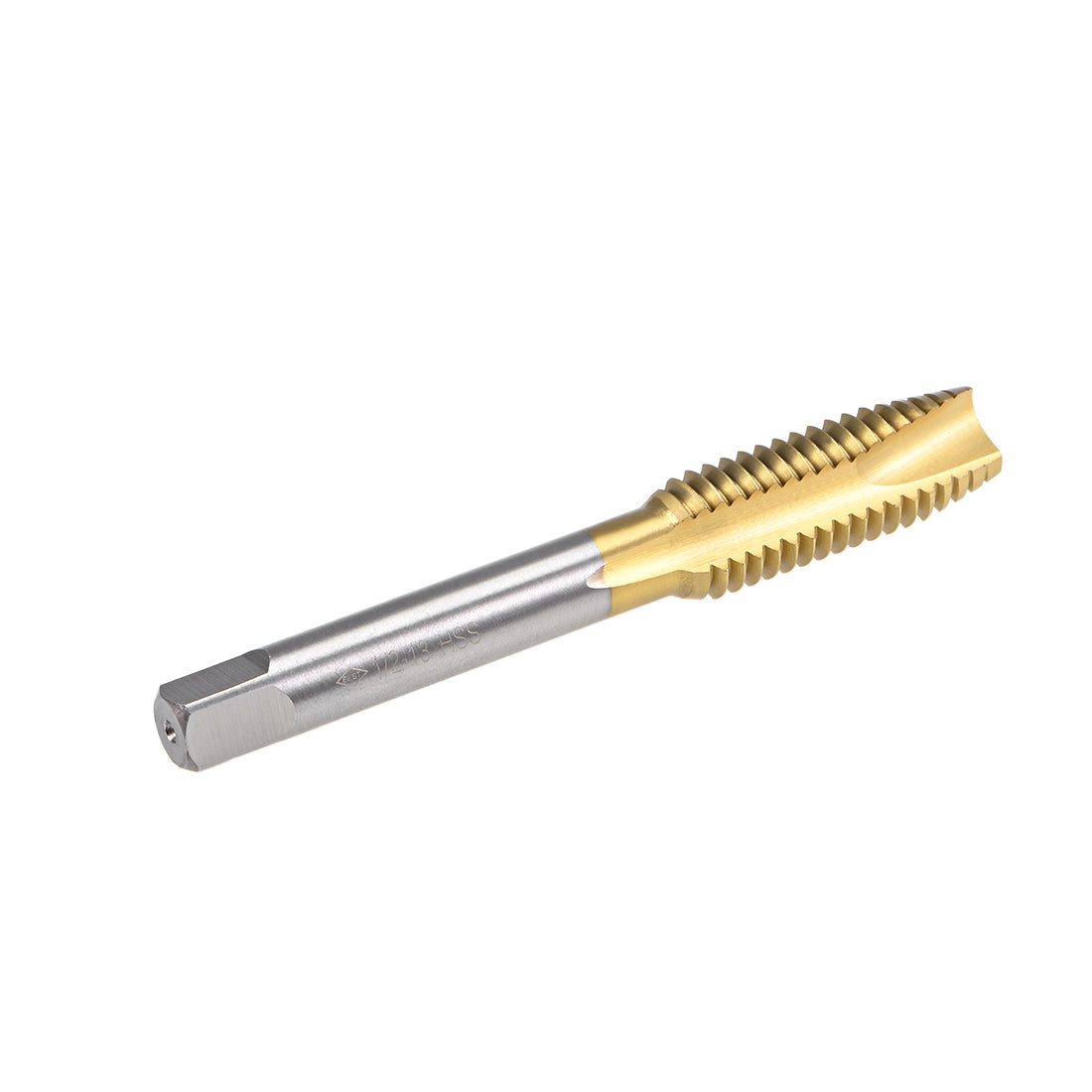 uxcell Uxcell Spiral Point Threading Tap 1/2-13 UNC Thread Pitch Titanium Coated HSS