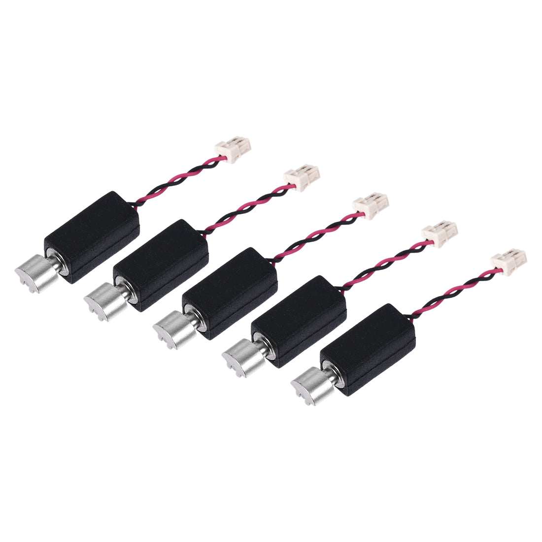 uxcell Uxcell Micro Mini Hollow Cup Vibration Motors DC 3V-4.2V 65mA Electric Motor 12.2x3.2mm 12mm Cable 5Pcs