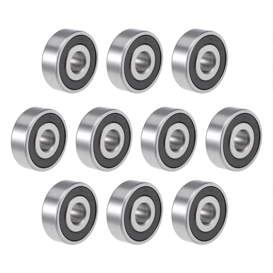 uxcell Uxcell 1614-2RS Deep Groove Ball Bearing 3/8"x1-1/8"x3/8" Sealed Z2 Lever Bearings 10pcs