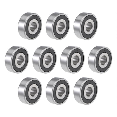 Harfington Uxcell 1614-2RS Deep Groove Ball Bearing 3/8"x1-1/8"x3/8" Sealed Z2 Lever Bearings 10pcs