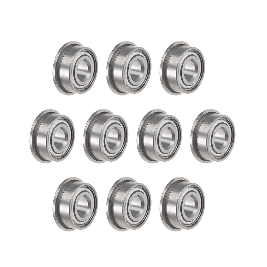 uxcell Uxcell Flanged Ball Bearing Double Shielded Chrome Bearings
