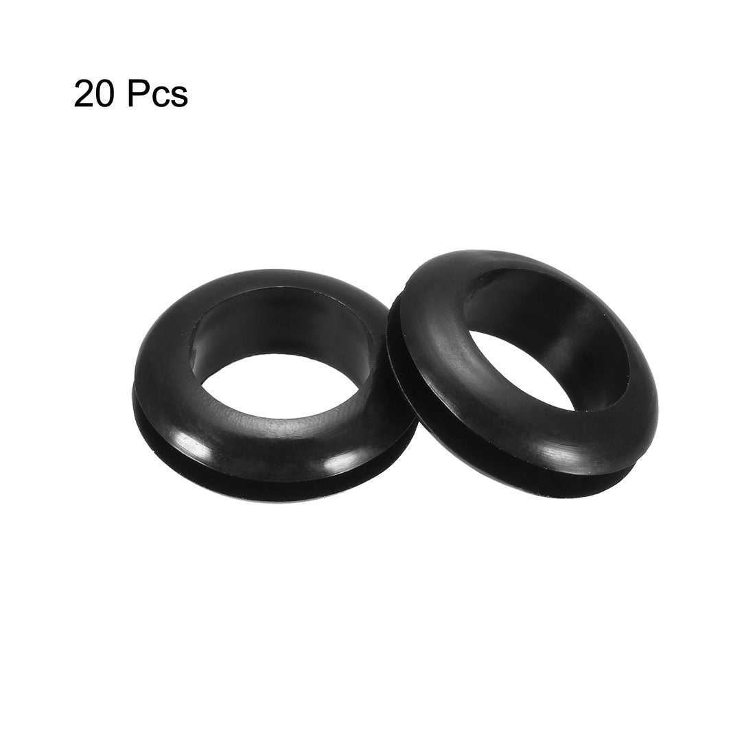 uxcell Uxcell Wire Protector Oil Resistant Rubber Cable Grommets 20pcs
