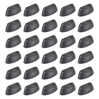 Harfington Uxcell 24mmx12mmx11mm Console Mixer Slider Fader Knobs Replacement for Potentiometer Black  30pcs