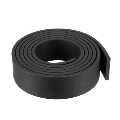 Harfington Uxcell Solid Rectangle Rubber Seal Strip 20mm Wide 3mm Thick, 1 Meter Long Black