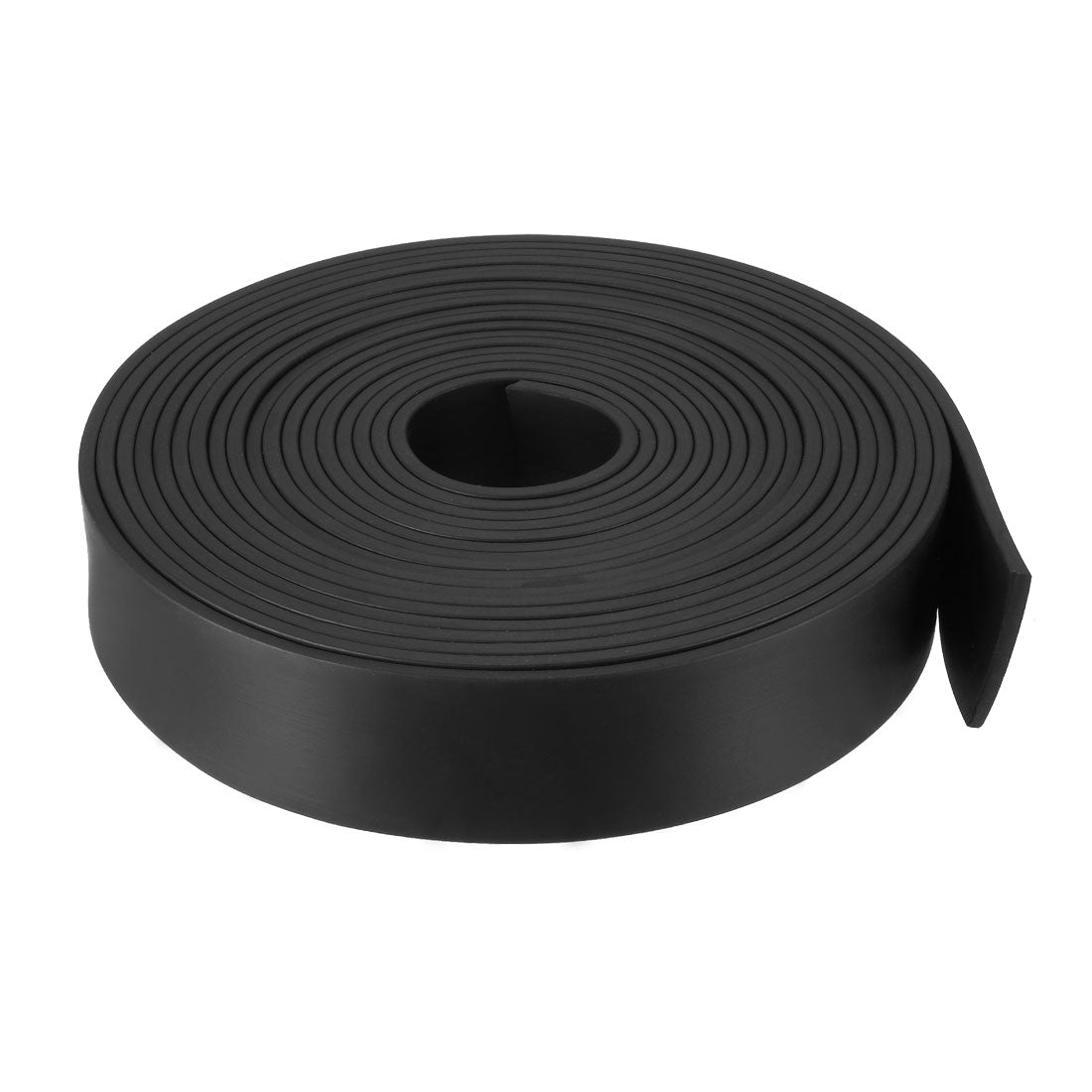 uxcell Uxcell Solid Rectangle Rubber Seal Strip 30mm Wide 3mm Thick, 5 Meters Long Black