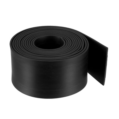 Harfington Uxcell Solid Rectangle Rubber Seal Strip 60mm Wide 3mm Thick, 3 Meters Long Black