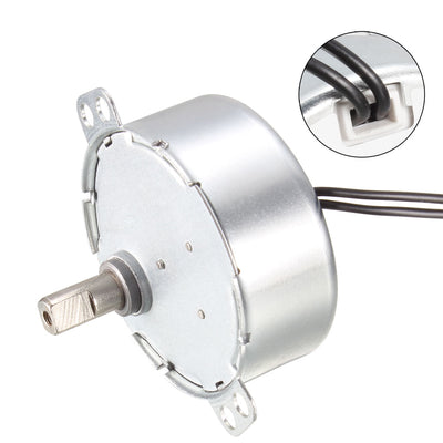 Harfington Uxcell Synchronous Motor AC 220-240V 4W 45-54RPM/MIN 50-60Hz CCW/CW for Hand-Made, Model or Guide Motor
