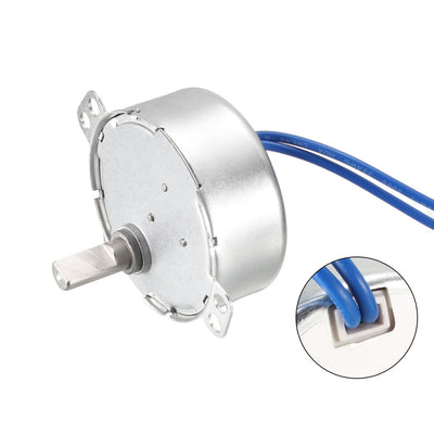 Harfington Uxcell Synchronous Synchron Motor AC 100-127V 4W 20-24PM/MIN 50-60Hz CCW for Hand-Made, Model or Guide Motor
