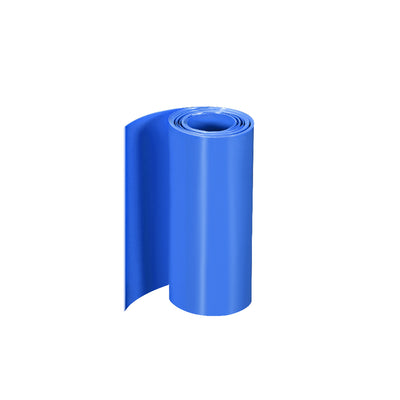 Harfington Uxcell PVC Heat Shrink Tube 115mm Flat Width Wrap for Dual Layer 18650 1 Meter Clear