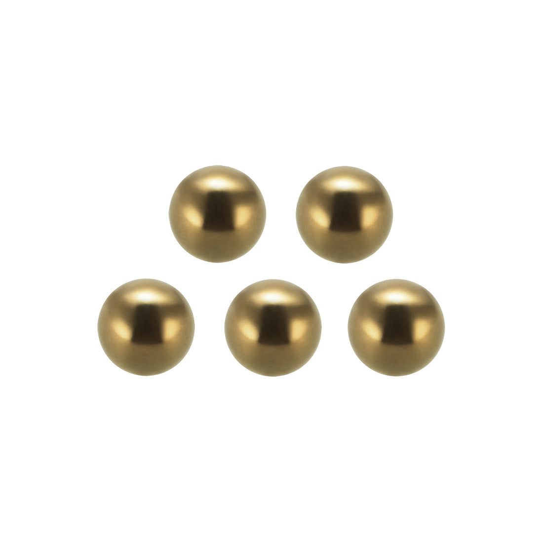Uxcell Uxcell 3/8" Precision Solid Brass Bearing Balls 25pcs