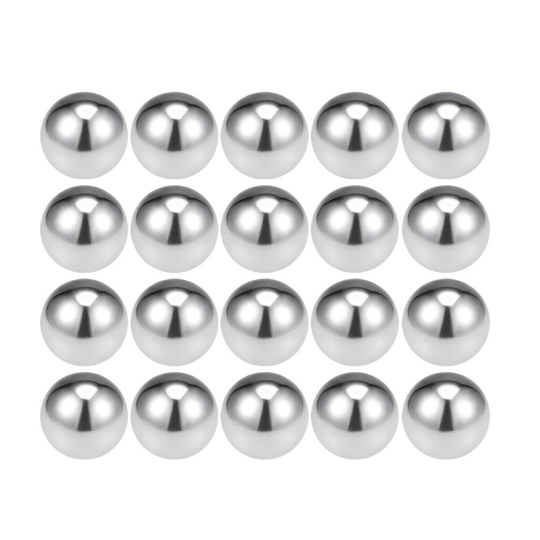 uxcell Uxcell 6mm Bearing Balls 316L Stainless Steel G100 Precision Balls 20pcs