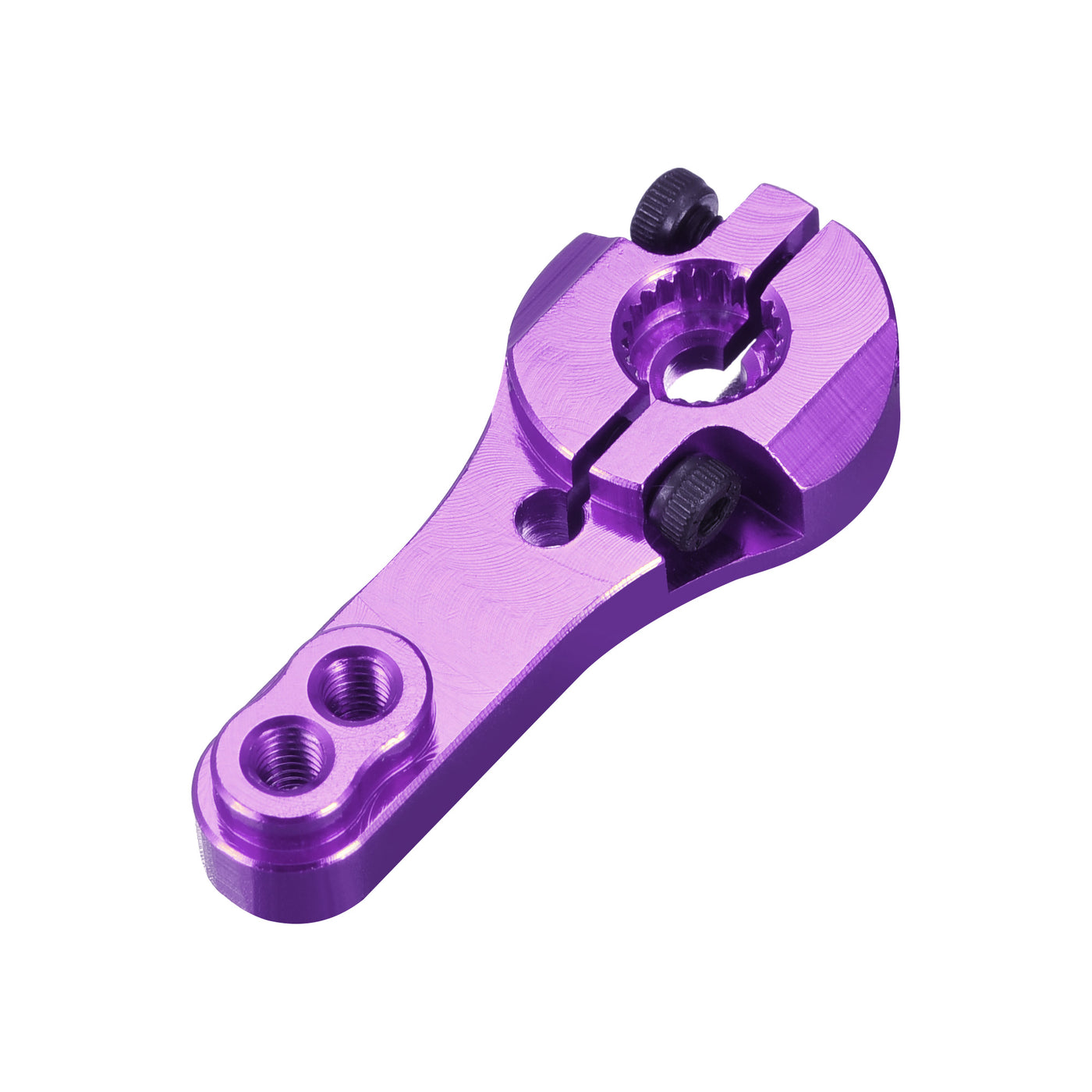 uxcell Uxcell 23T Aluminum Servo Horns Steering Arm for 3001 3005 3003 - Purple 2pcs