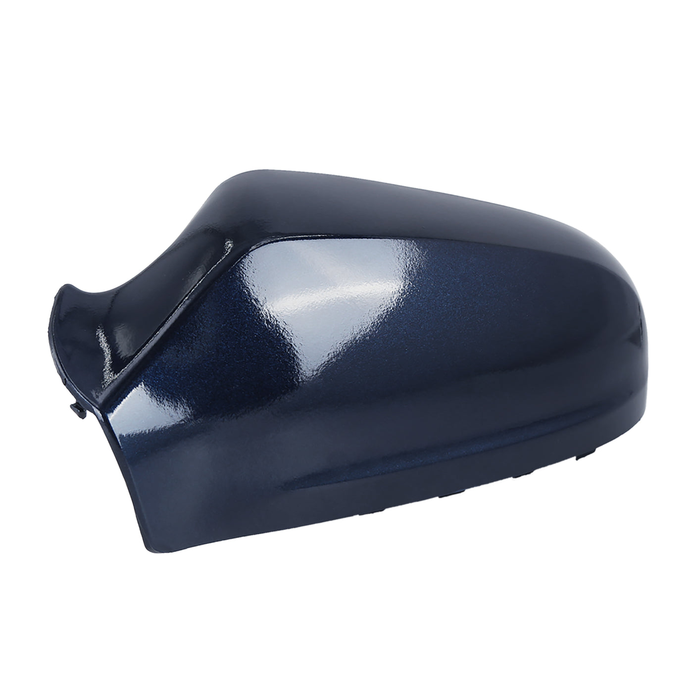 X AUTOHAUX Car Left Side Wing Door Mirror Cover Dark Blue for Vauxhall for Astra H MK5 04-09