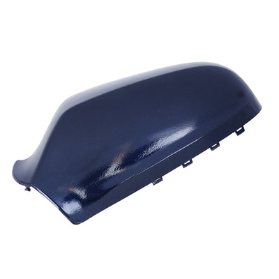Harfington Car Left Side Wing Door Mirror Cover Dark Blue for Vauxhall for Astra H MK5 04-09