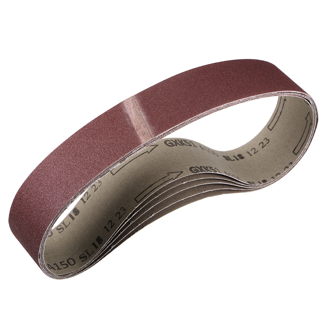 uxcell Uxcell 2 x 27 Inch Sanding Belt 150 Grit Sand Belts for Belt Sander 5pcs