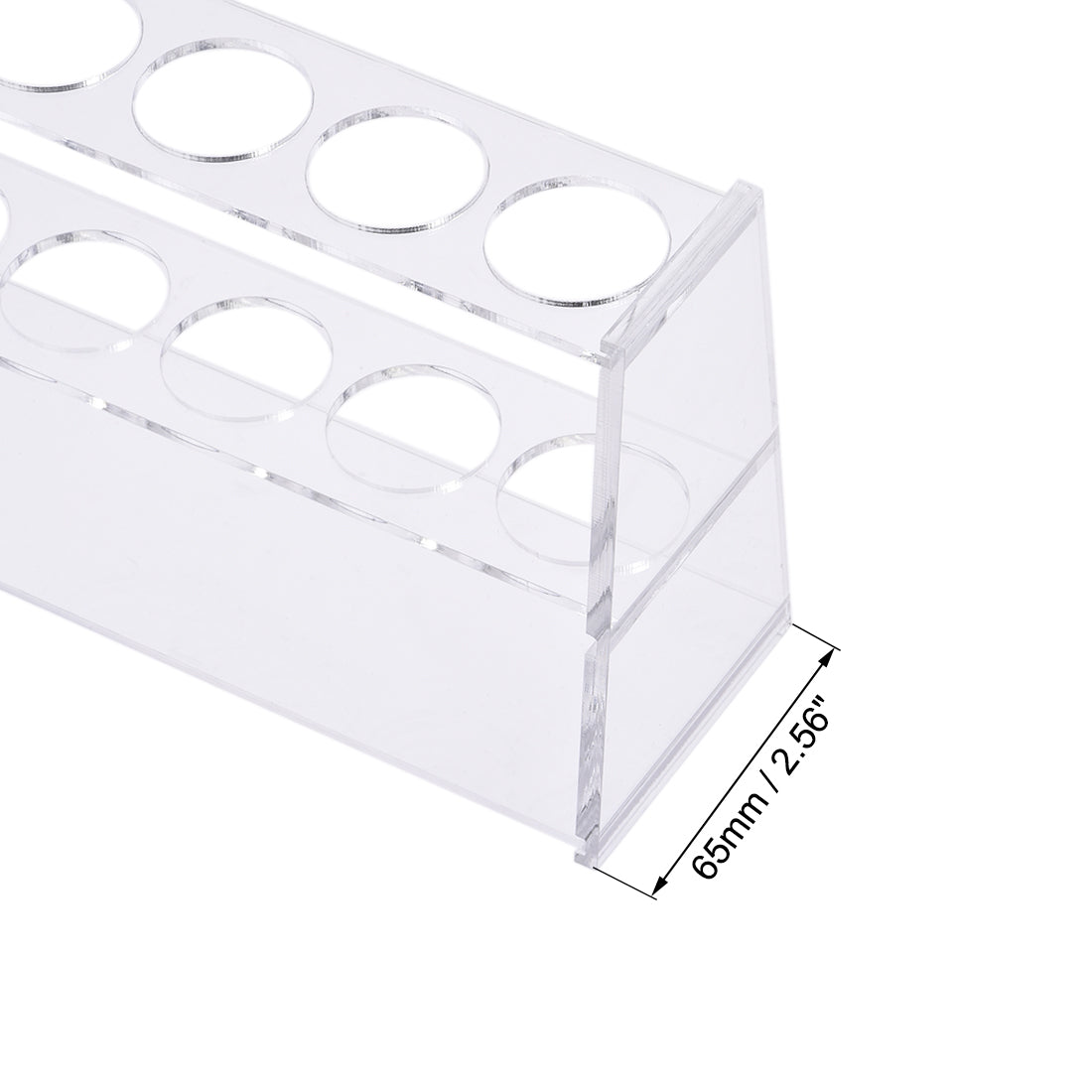uxcell Uxcell Acrylic Test Tube Holder Rack 6 Wells for 100ml Centrifuge Tubes Clear