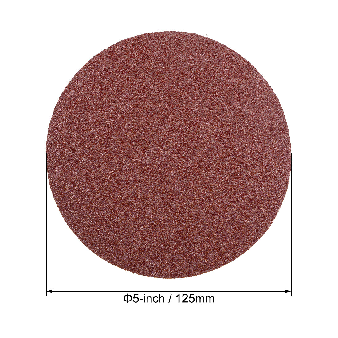 uxcell Uxcell 5-Inch PSA Sanding Disc Aluminum Oxide Adhesive Back Sandpaper 80 Grit 15 Pcs