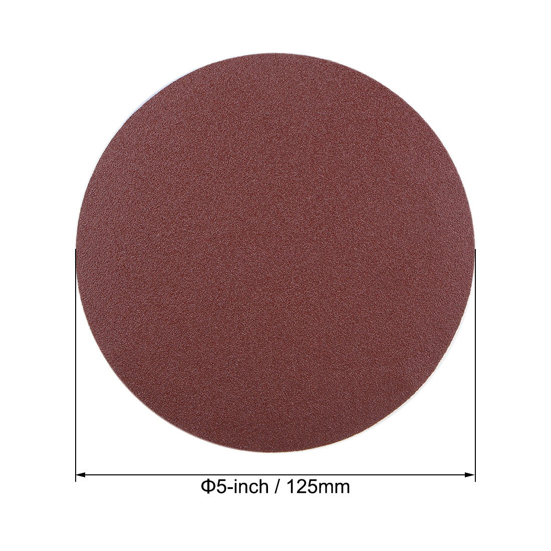 uxcell Uxcell 5-Inch PSA Sanding Disc Aluminum Oxide Adhesive Back Sandpaper 120 Grit 15 Pcs