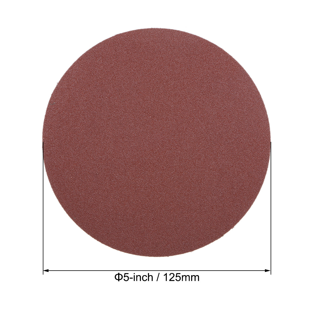 uxcell Uxcell 5-Inch PSA Sanding Disc Aluminum Oxide Adhesive Back Sandpaper 150 Grit 15 Pcs