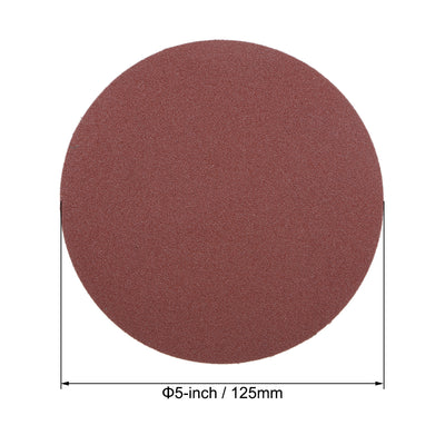 Harfington Uxcell 5-Inch PSA Sanding Disc Aluminum Oxide Adhesive Back Sandpaper 150 Grit 15 Pcs